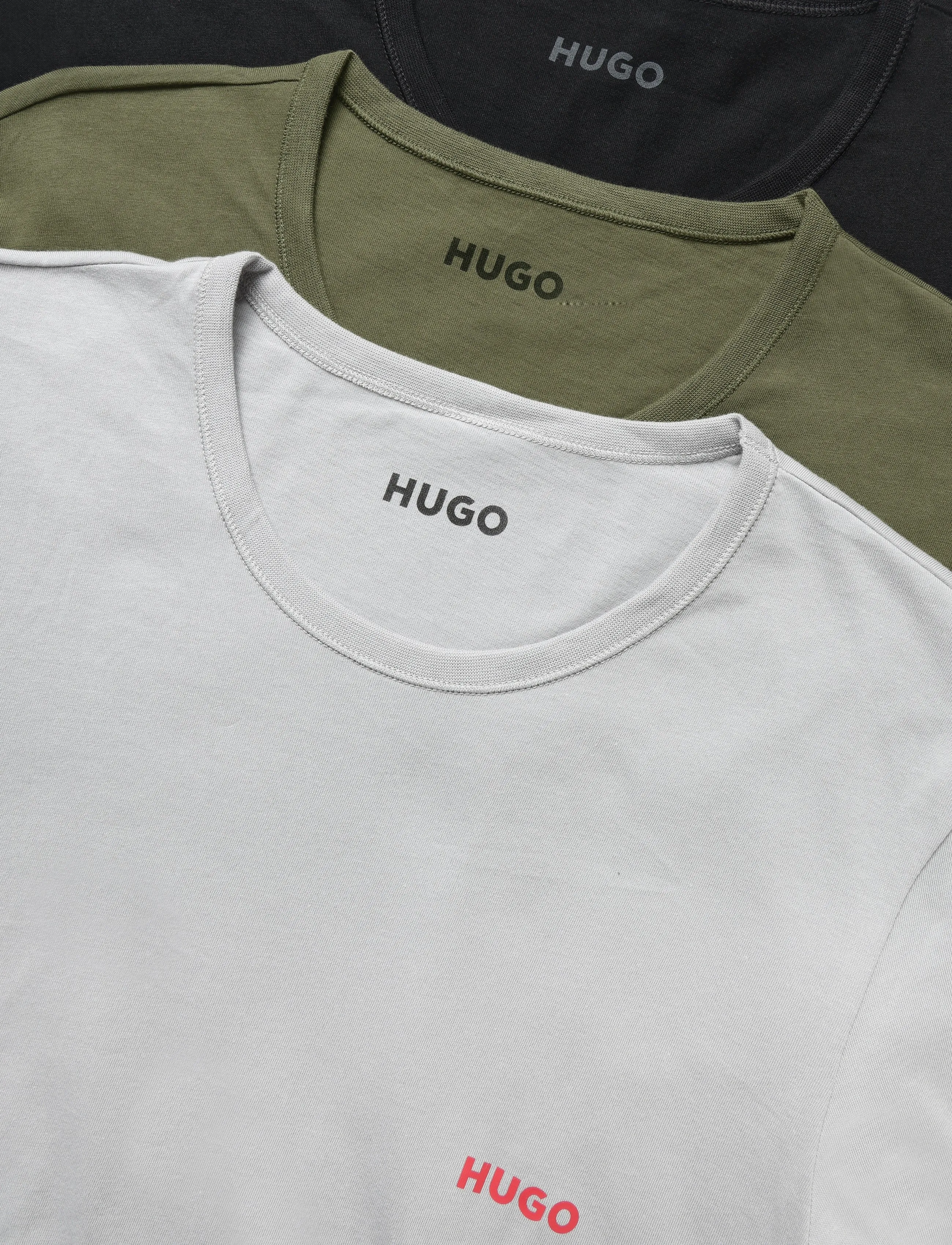 HUGO - T-SHIRT RN TRIPLET P - t-särkide multipakk - open miscellaneous - 2