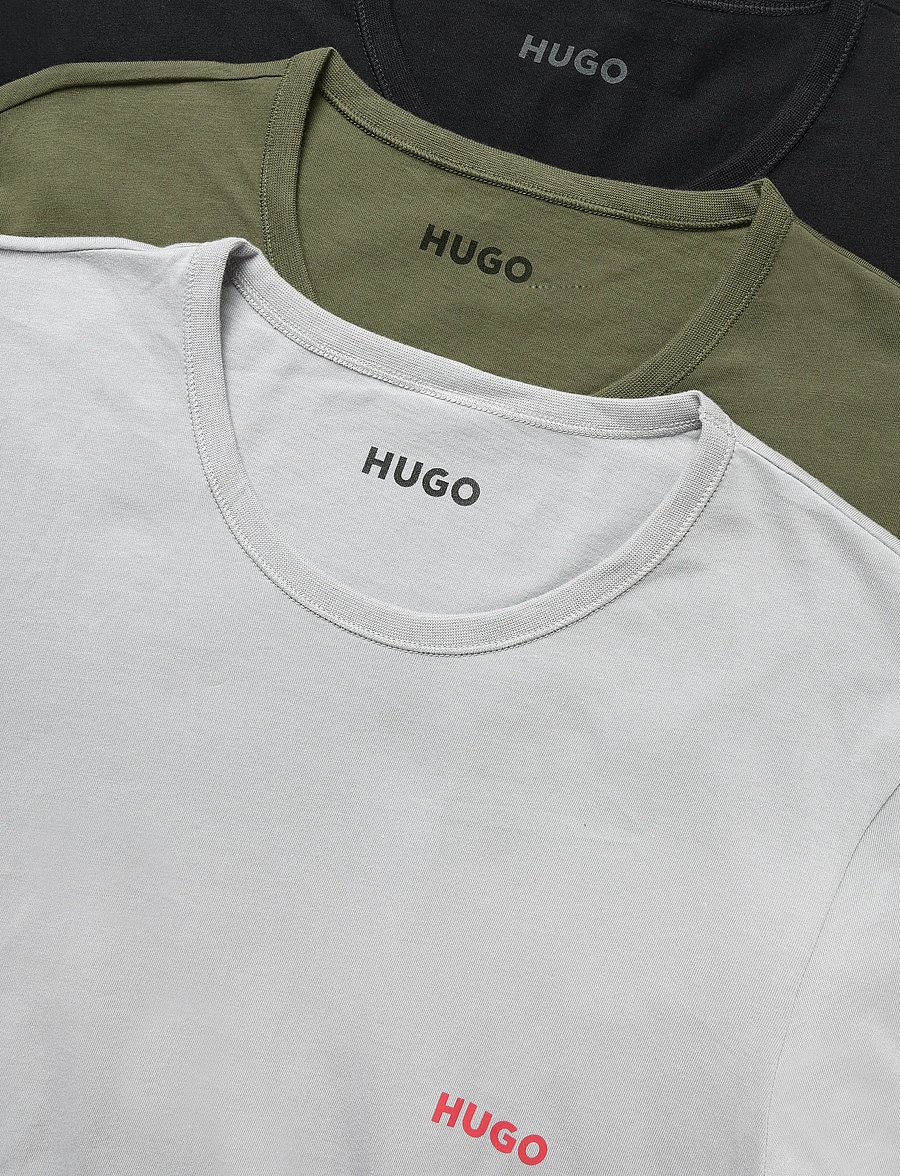 HUGO - T-SHIRT RN TRIPLET P - multipack t-shirts - open miscellaneous - 2