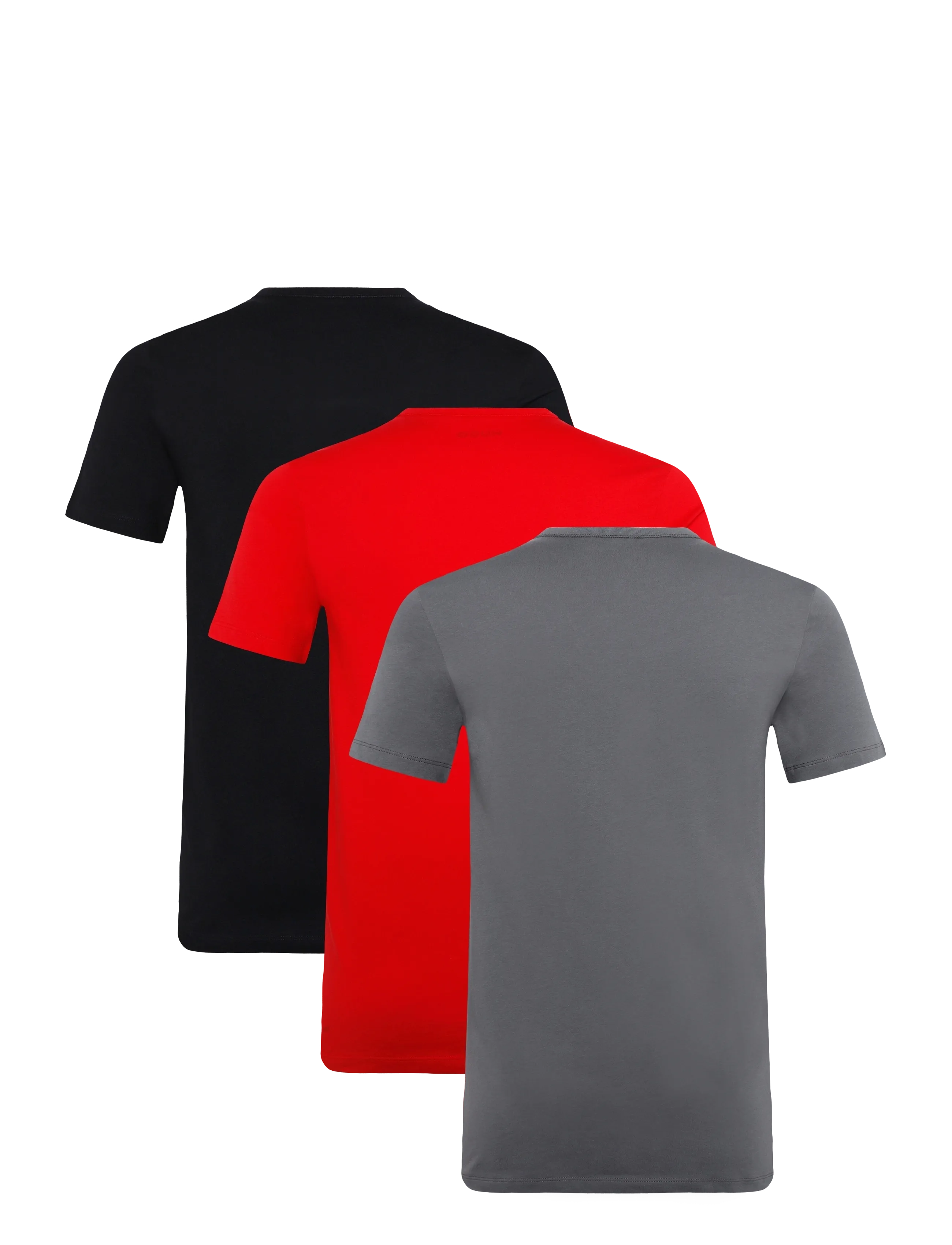 Hugo Three-pack cotton T-shirts t-shirts - bas herr – bild 5