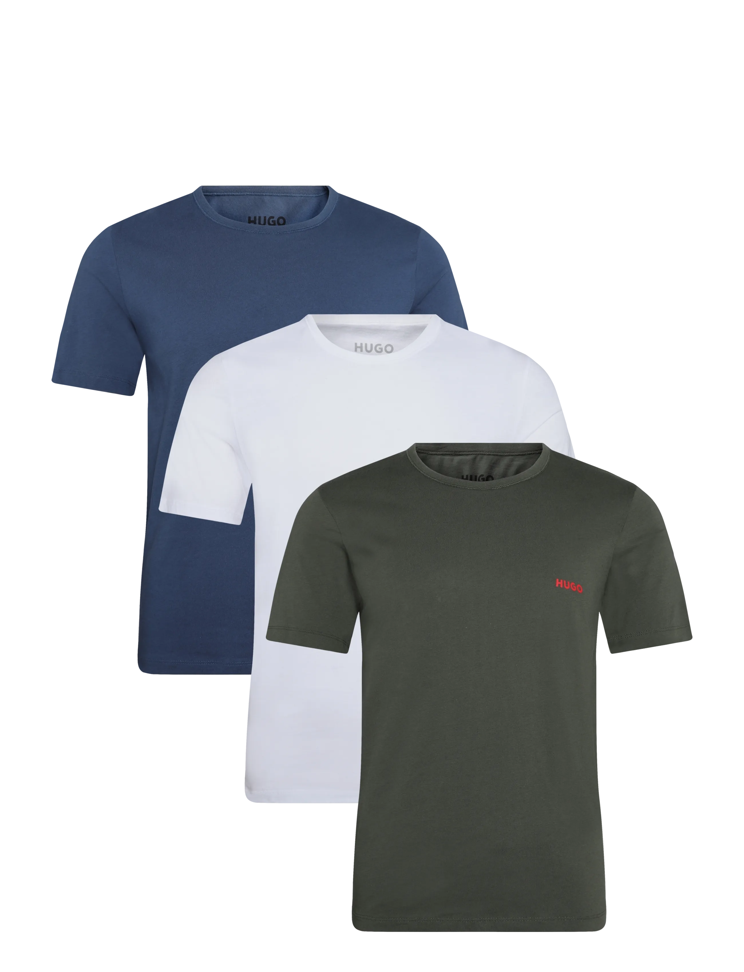 HUGO T-SHIRT RN TRIPLET P - Streetwear - OPEN MISCELLANEOUS / khaki/green