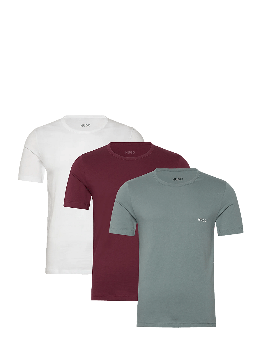 HUGO - T-SHIRT RN TRIPLET P - multipack t-shirts - open miscellaneous - 0