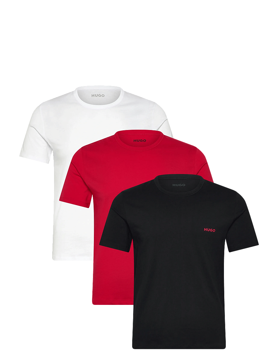 HUGO - T-SHIRT RN TRIPLET P - t-särkide multipakk - open miscellaneous - 0