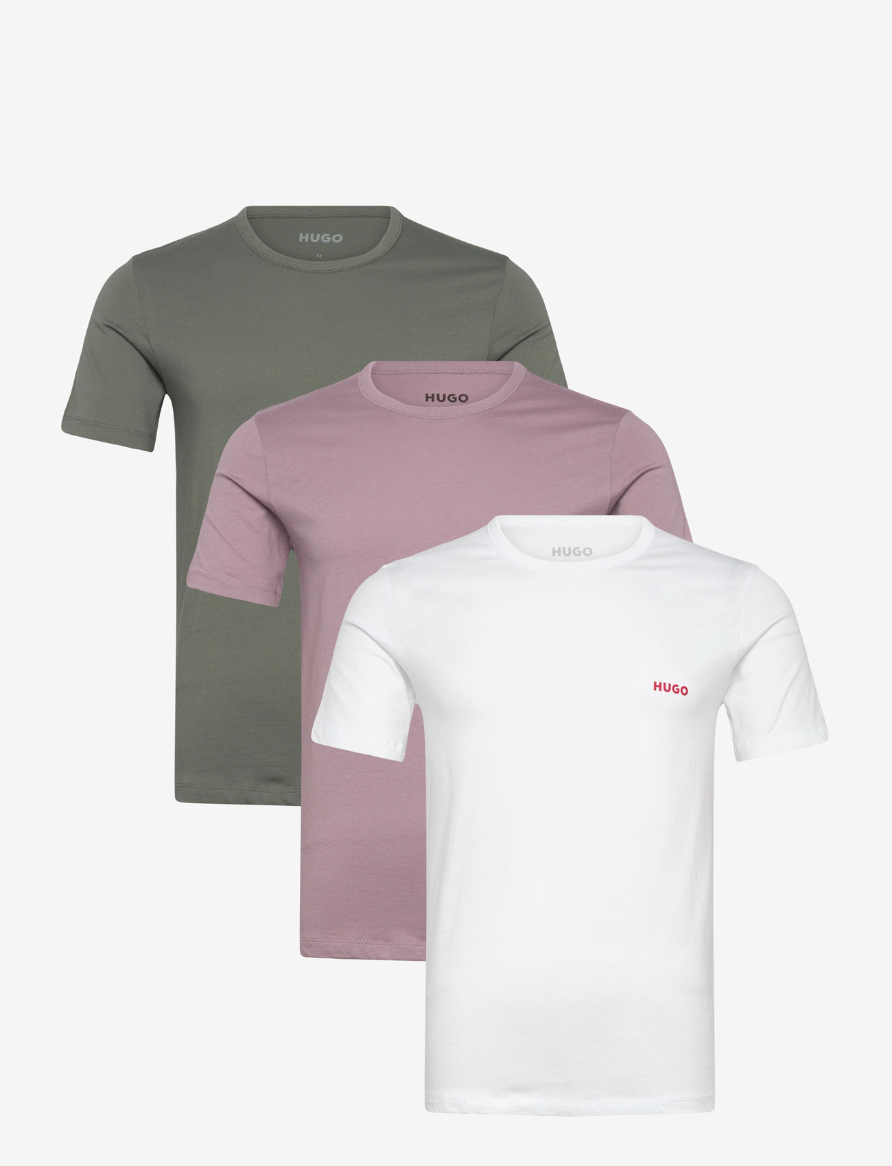 HUGO - T-SHIRT RN TRIPLET P - t-särkide multipakk - open miscellaneous - 0