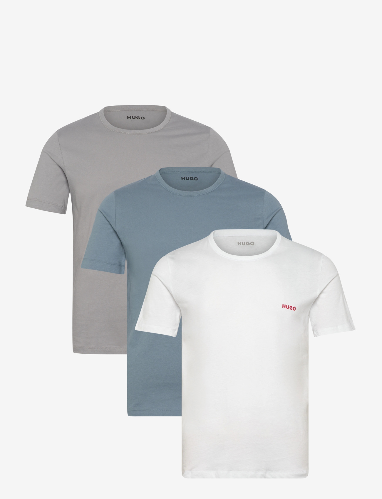HUGO - T-SHIRT RN TRIPLET P - multipack t-shirts - open miscellaneous - 0