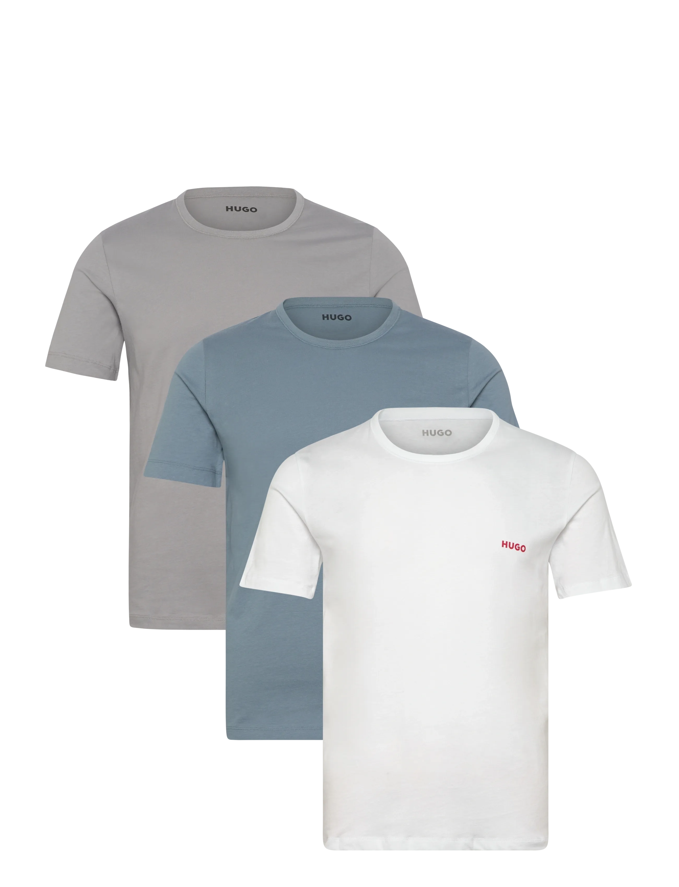 HUGO - T-SHIRT RN TRIPLET P - multipack t-shirts - open miscellaneous - 0