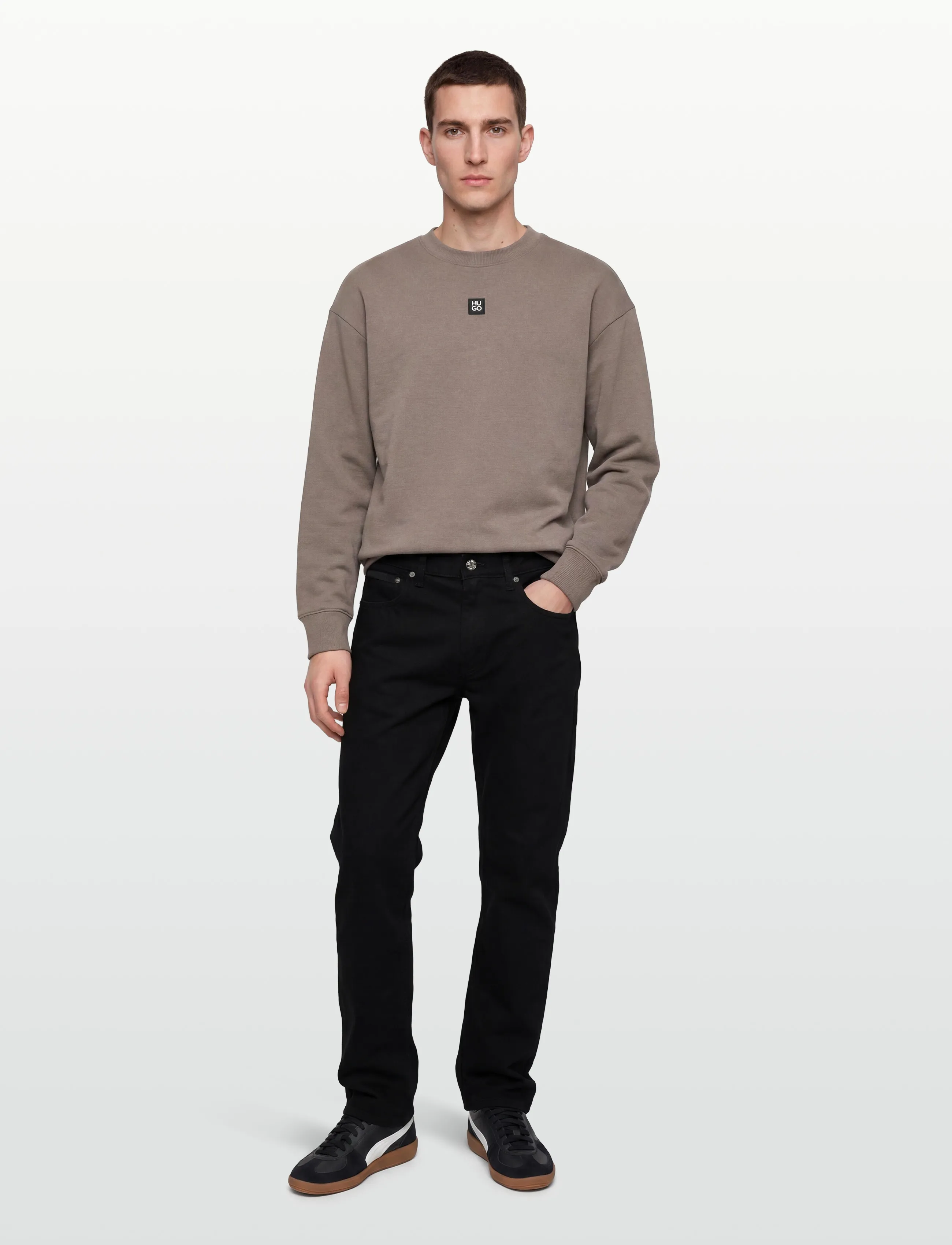 HUGO Dettil - Dressipluusid - LIGHT/PASTEL BROWN / brown