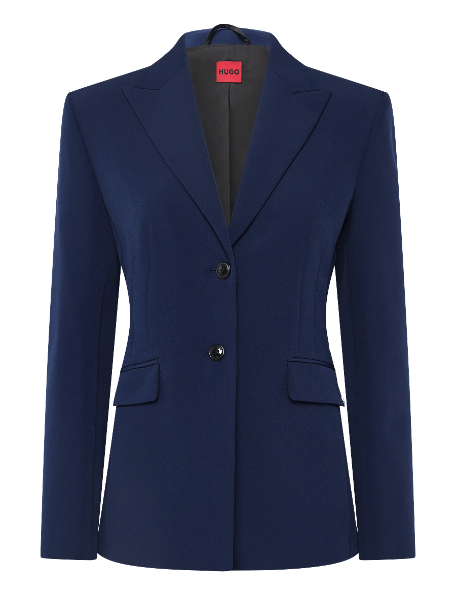 HUGO - Asmalla-1 - single breasted blazers - medium blue - 1