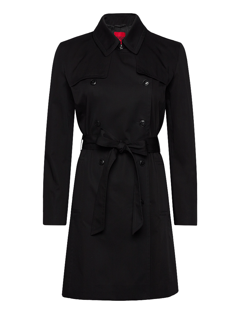 HUGO - Makares-1 - trenchcoats - black - 0