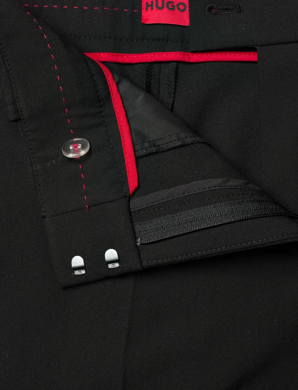 HUGO - Hetana-1 - slim fit spodnie - black - 3