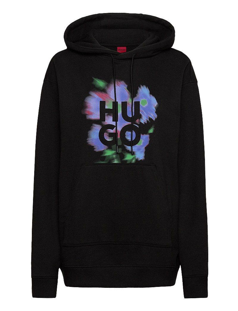 HUGO - Dejandra - kapuutsiga dressipluusid - black - 0