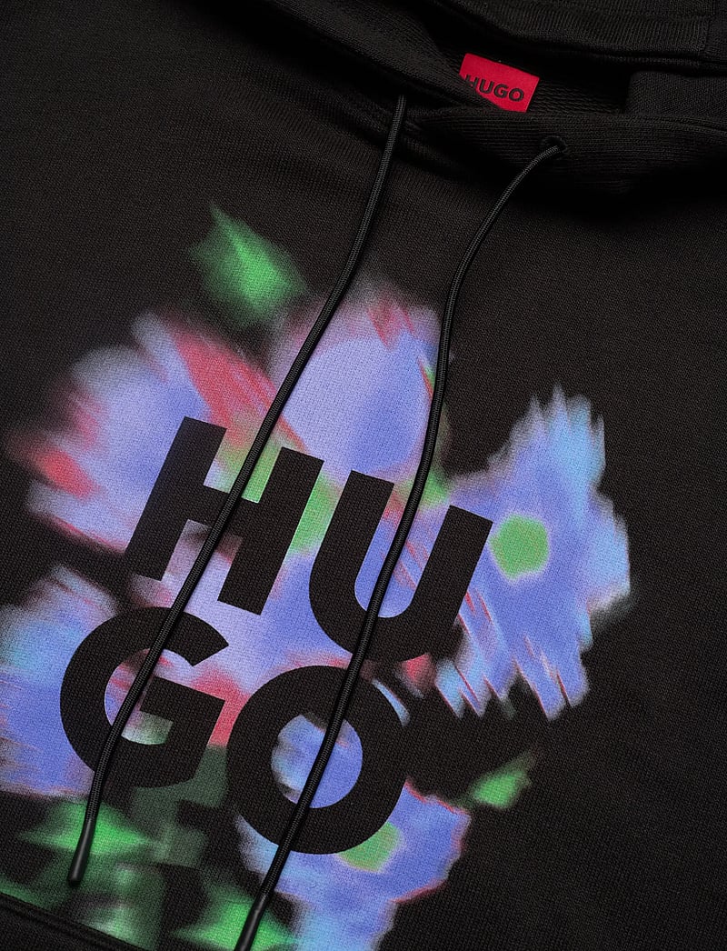 HUGO - Dejandra - kapuutsiga dressipluusid - black - 2