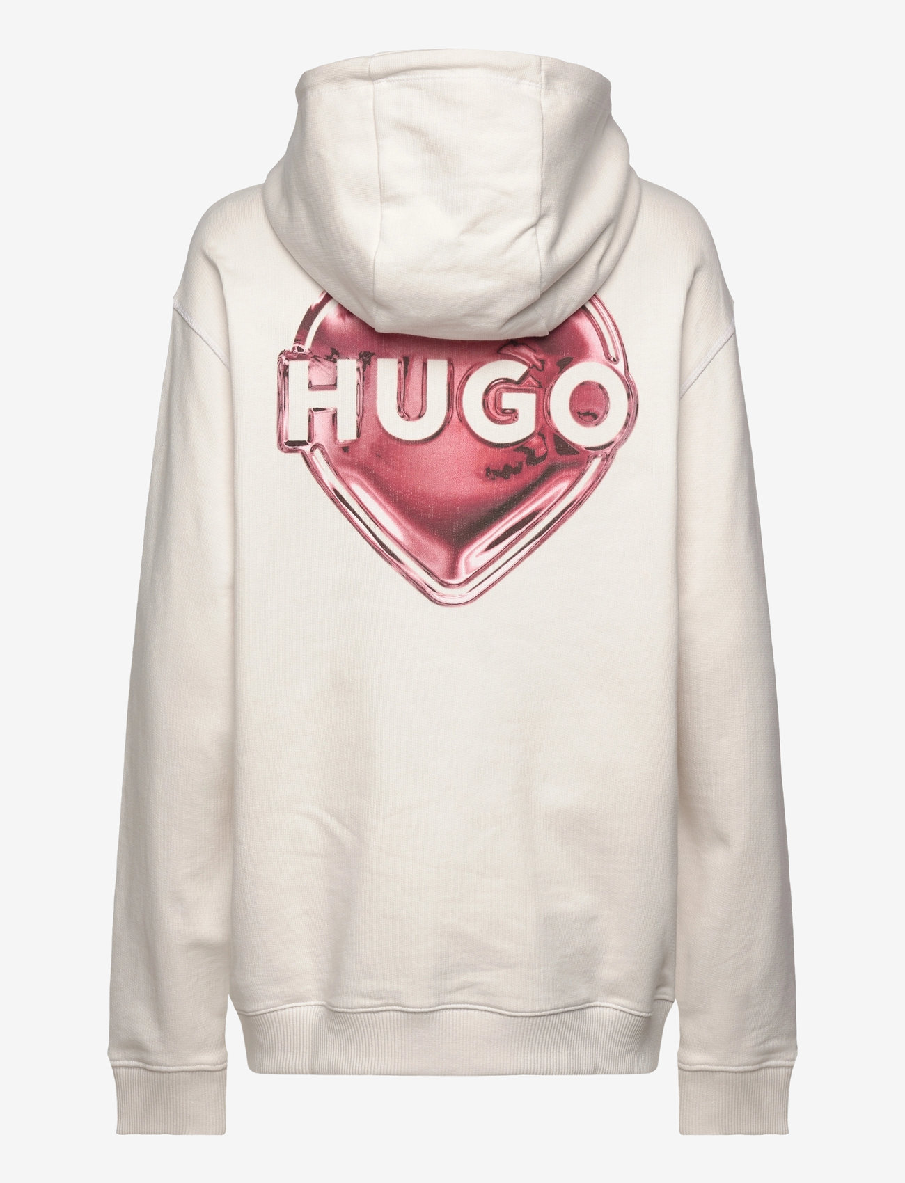 HUGO - Dejandra - kapuutsiga dressipluusid - natural - 1