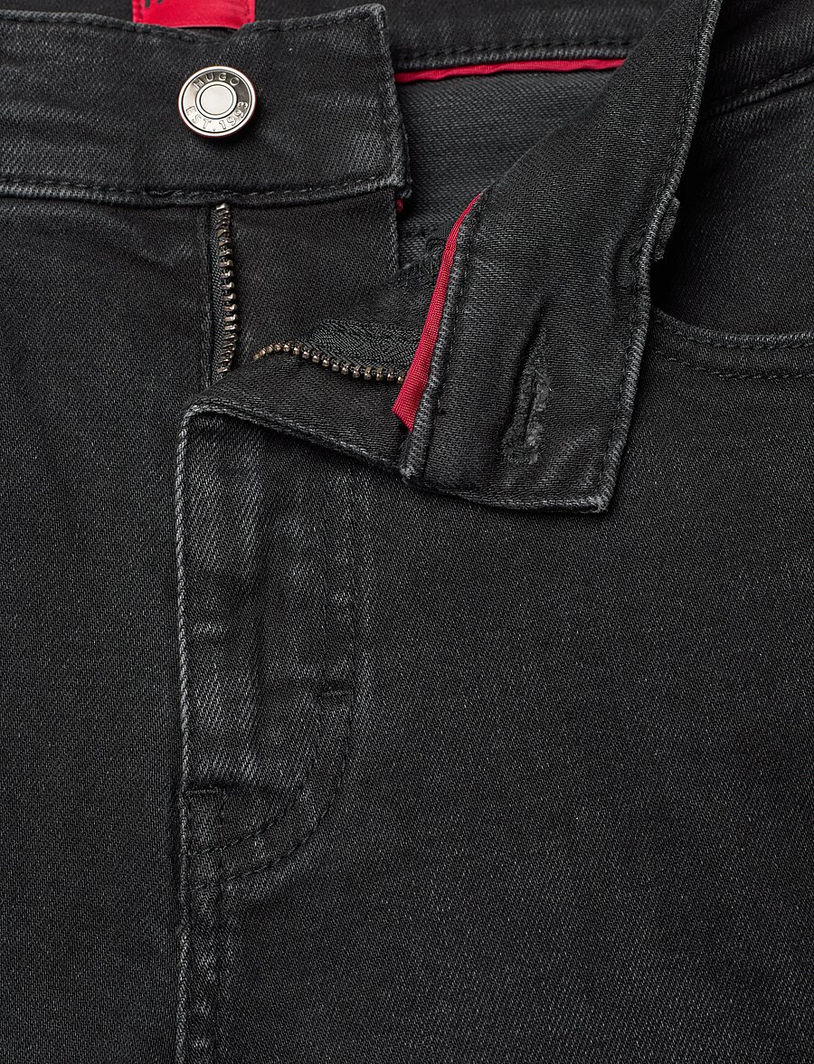 HUGO - Geflare - dzwony dżinsy - black - 2