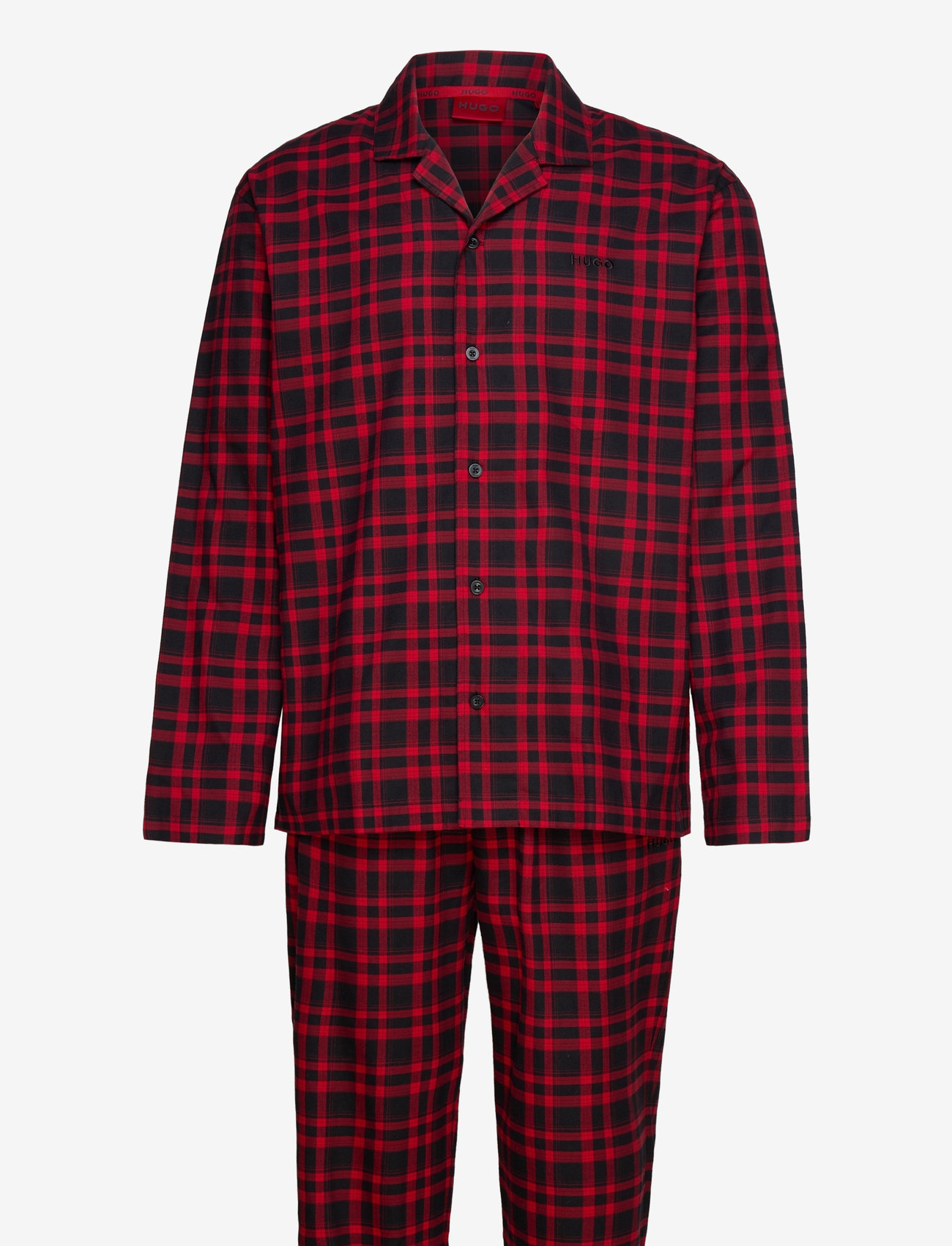 HUGO - Flannel Check Pyjama - open pink - 0