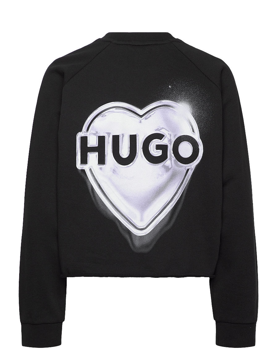 HUGO - Darace - langærmede toppe - black - 1