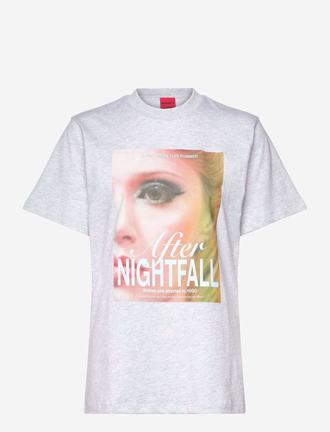 HUGO - Vintage Tee_14 - efterårstøj - open grey - 0