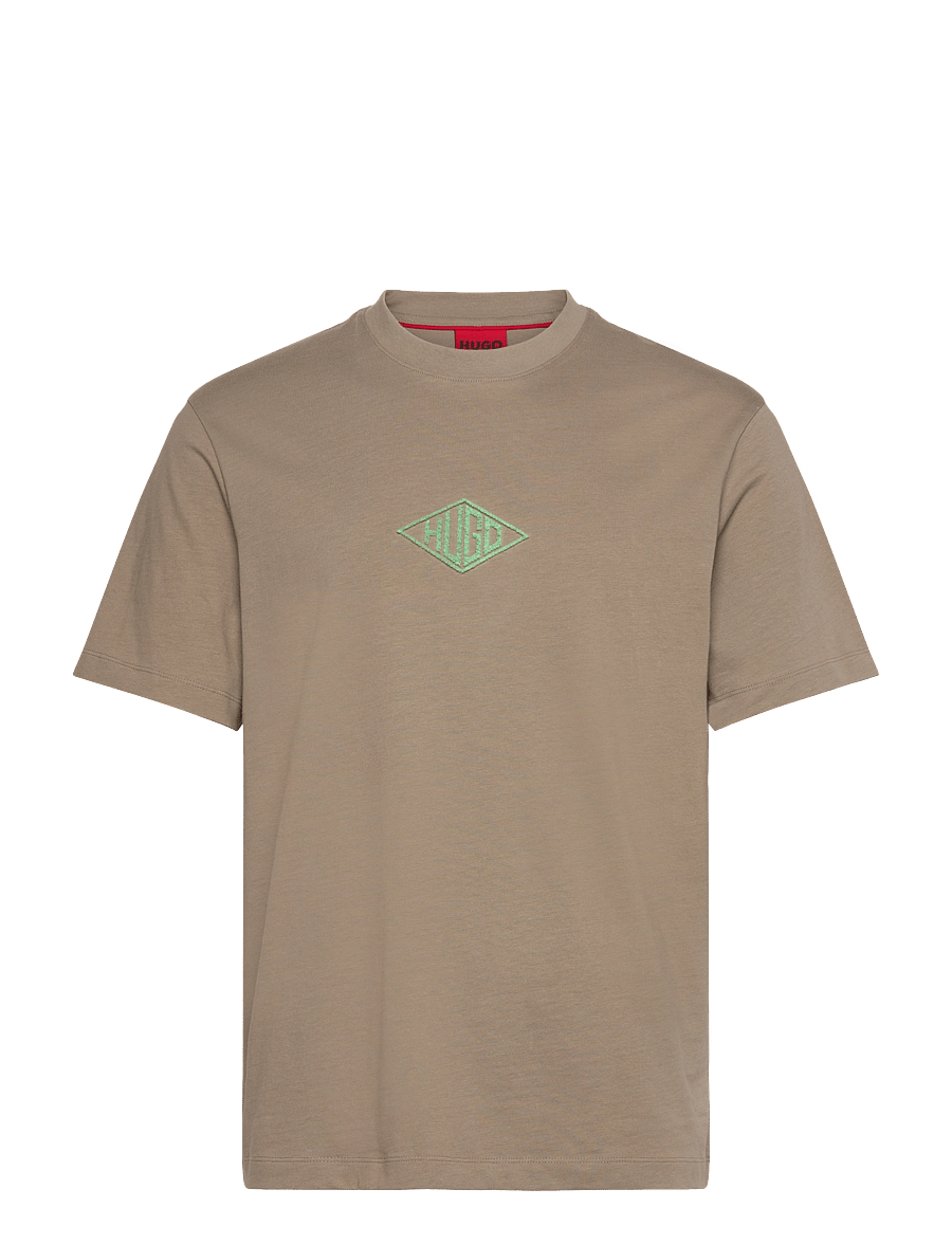 HUGO - Darunu - kurzärmelig - medium brown - 0