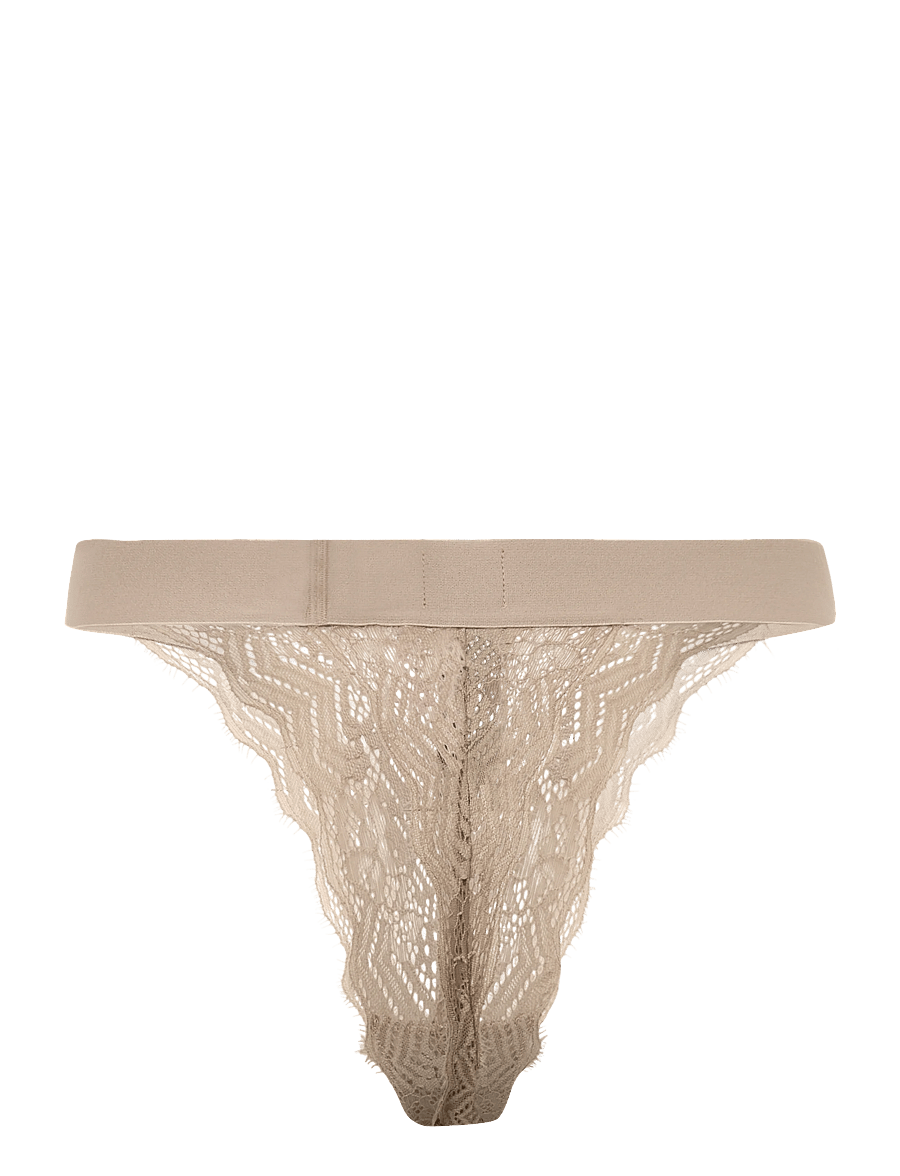 HUGO - STRING RL LACE - tangas - medium brown - 1