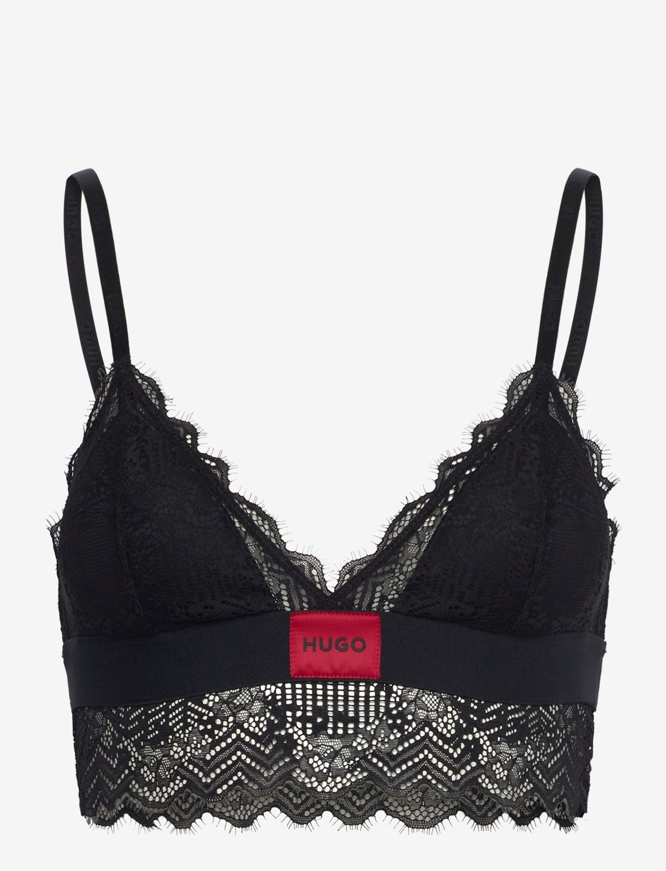 HUGO - TRIANGLE RL LACE - bralette - black - 0