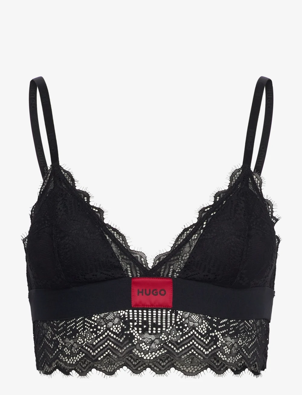 HUGO - TRIANGLE RL LACE - bralette - black - 0