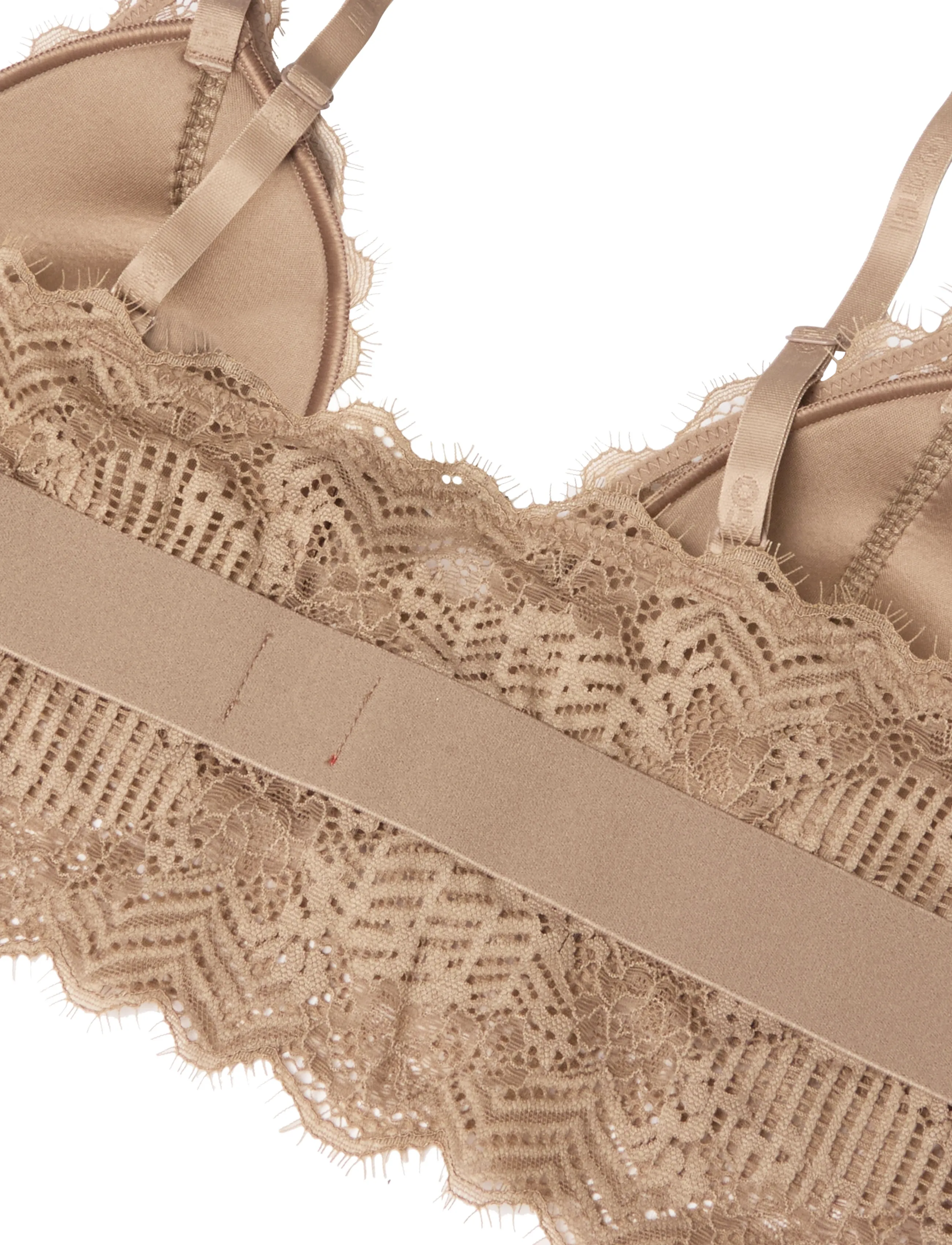 HUGO - TRIANGLE RL LACE - medium brown - 3