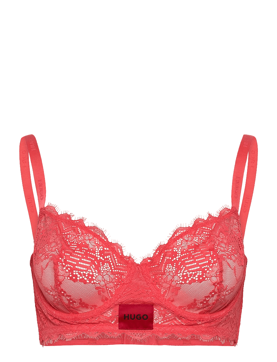 HUGO - UNDERWIRE B. RL LACE - light/pastel red - 0