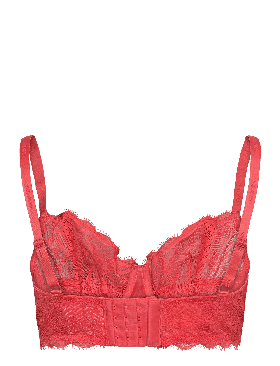 HUGO - UNDERWIRE B. RL LACE - light/pastel red - 1
