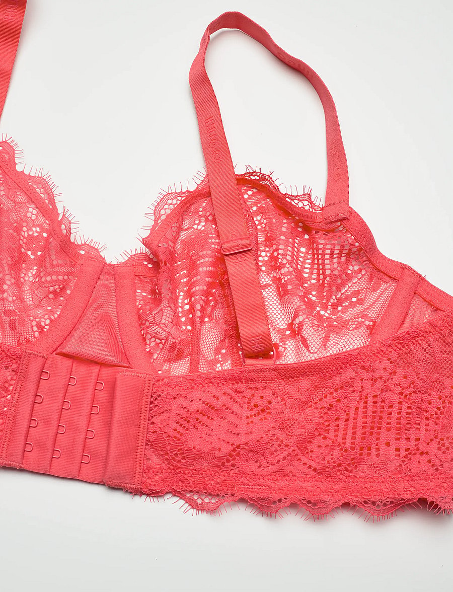 HUGO - UNDERWIRE B. RL LACE - light/pastel red - 3