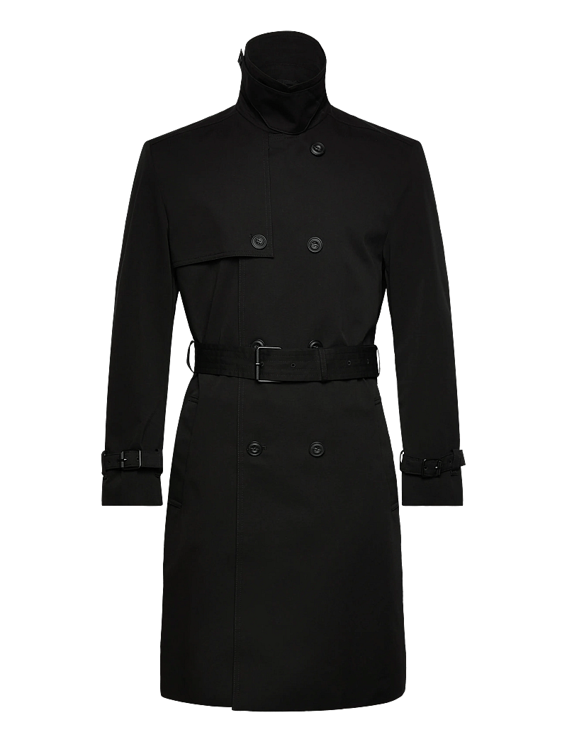 HUGO - Maluks2511 - trenchcoats - black - 2