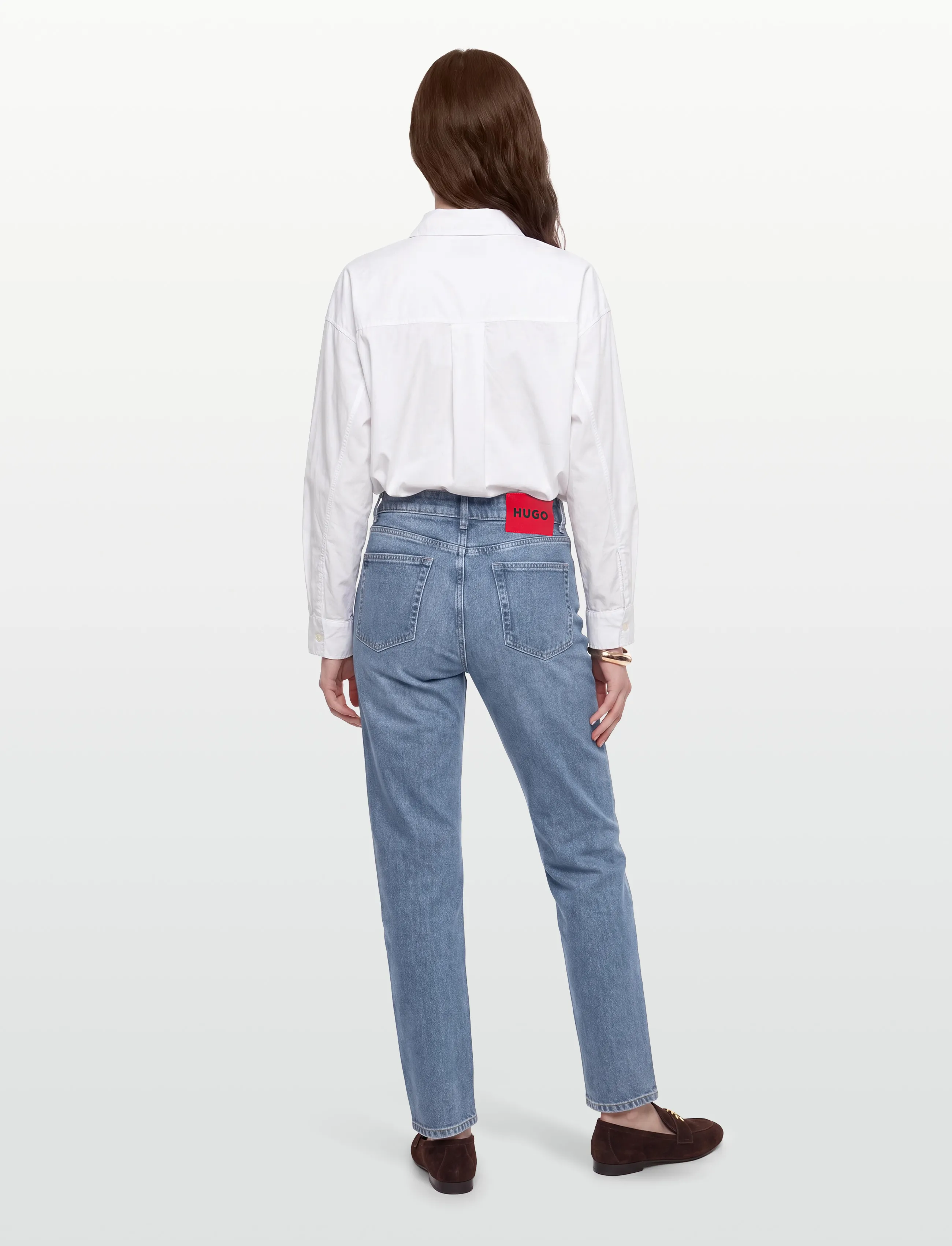 HUGO - 938 - straight jeans - medium blue - 4