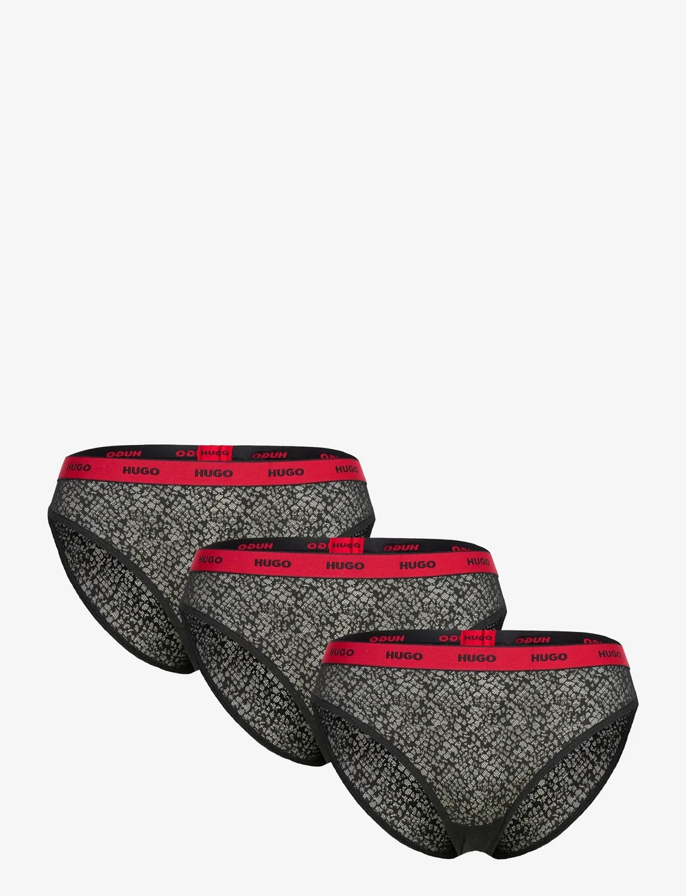 HUGO - TRIPLET BRIEF LACE - briefs - black - 0