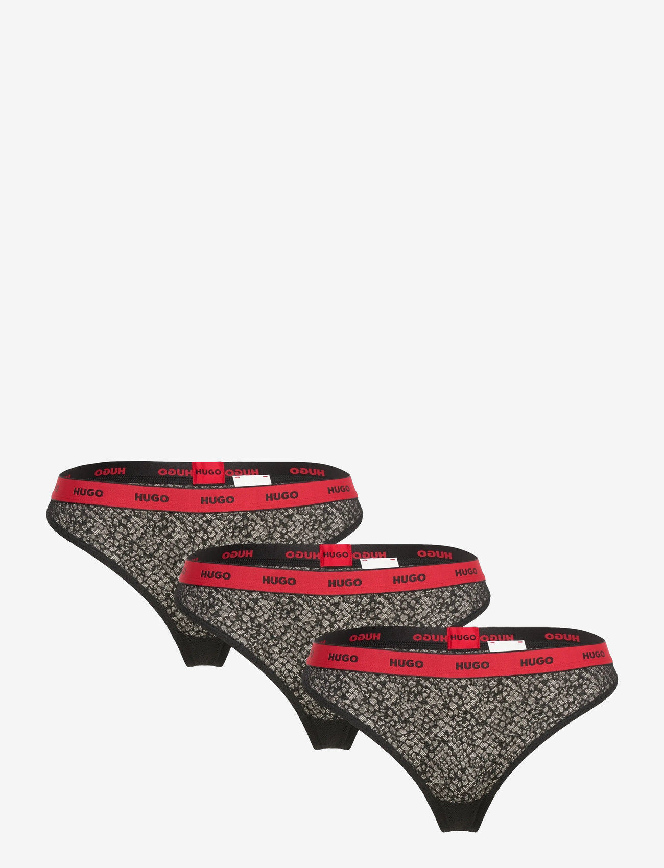 HUGO - TRIPLE THONG LACE - stringtrusser - black - 0