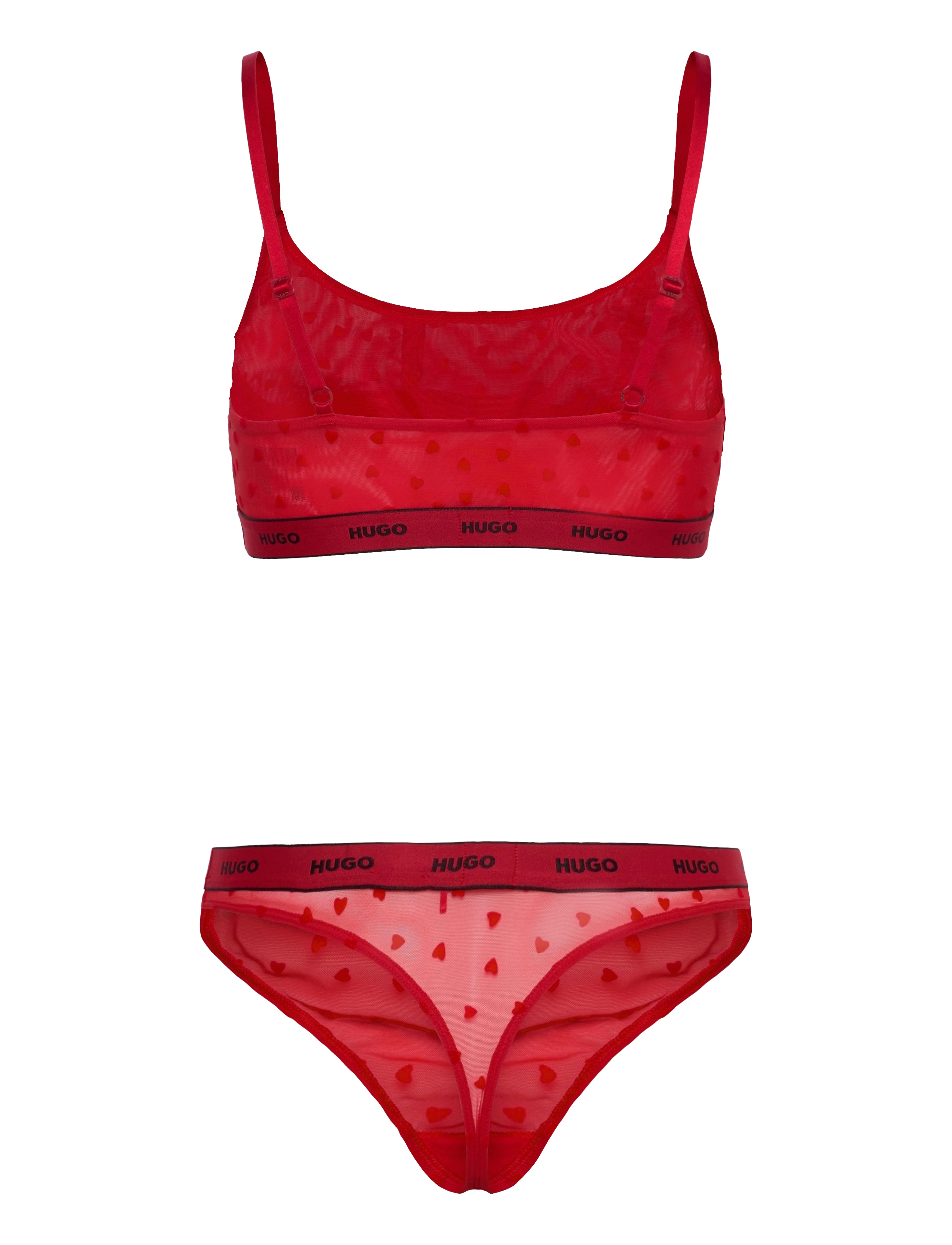 HUGO - LACE GIFT SET - bright red - 1