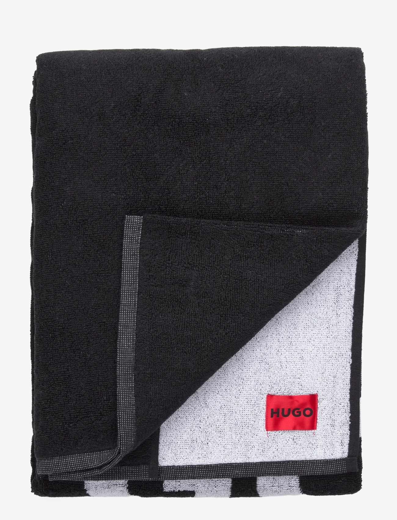 HUGO - STACKED LOGO_TOWEL - sportsudstyr - black - 0