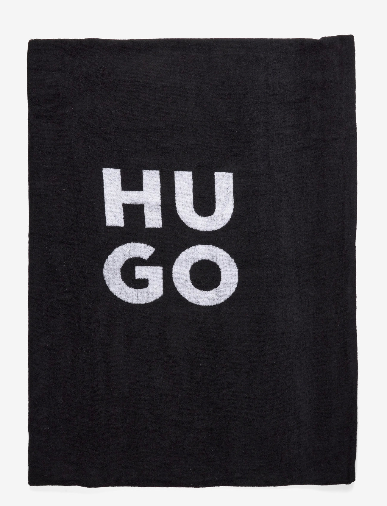 HUGO - STACKED LOGO_TOWEL - sportsudstyr - black - 1