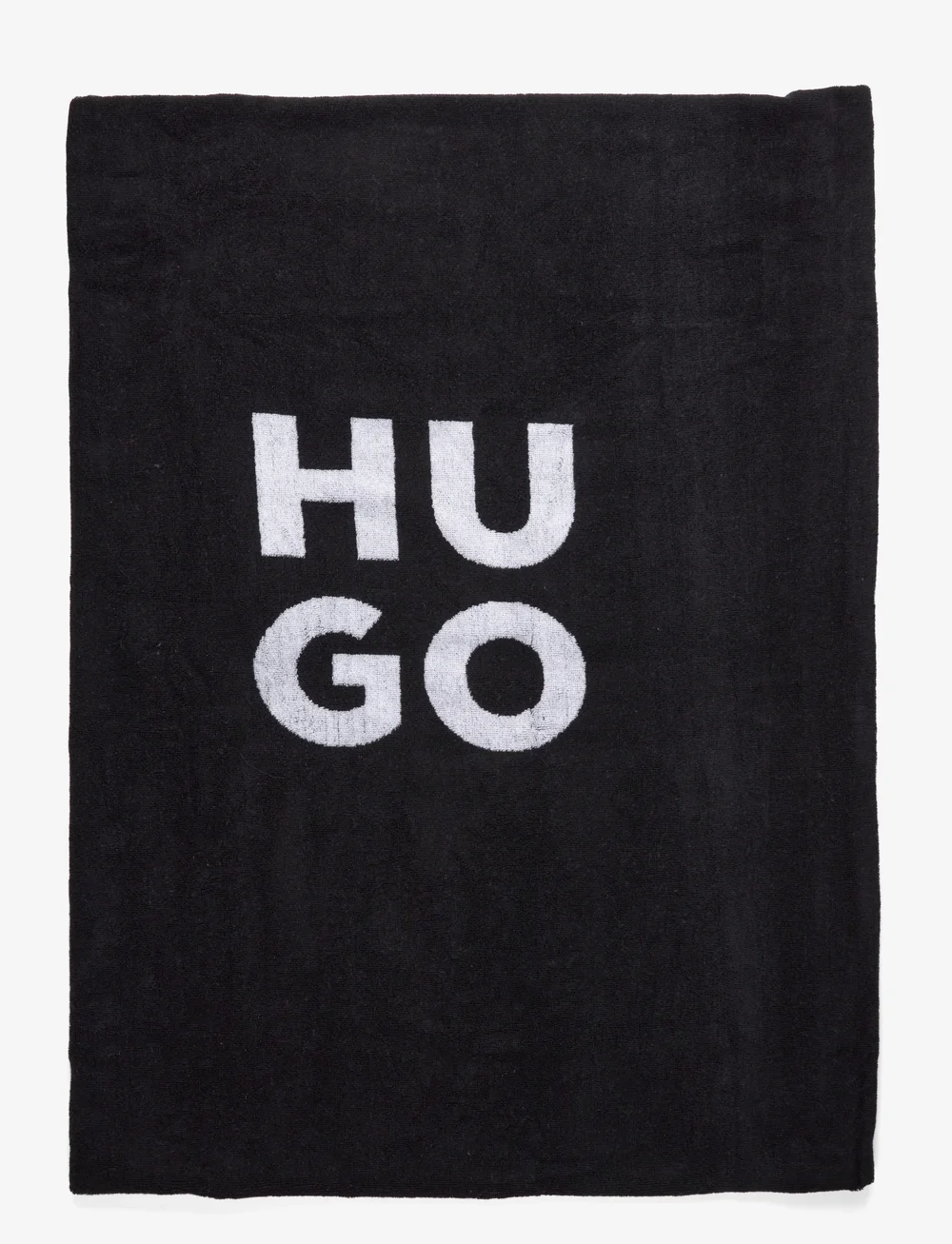 HUGO - STACKED LOGO_TOWEL - handtücher - black - 1