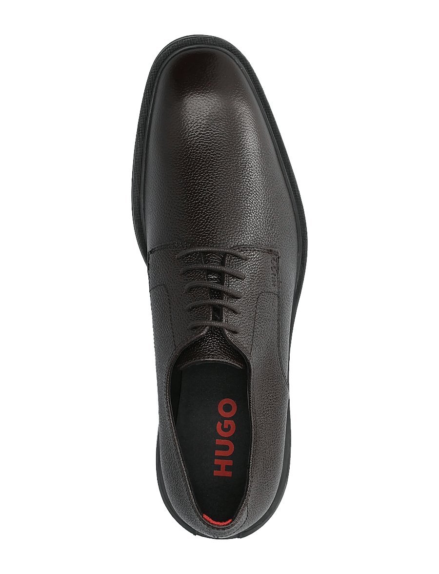 HUGO - Gryff_Derb_grlt - formelle sko - medium brown - 3