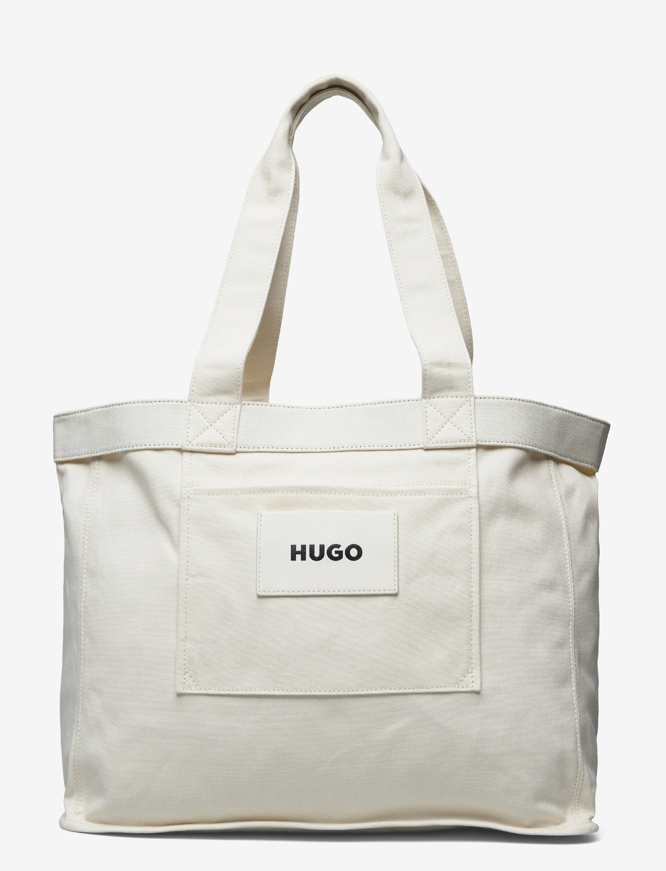 HUGO - Becky Tote-Canvas - tote-stiilis kotid - open white - 0