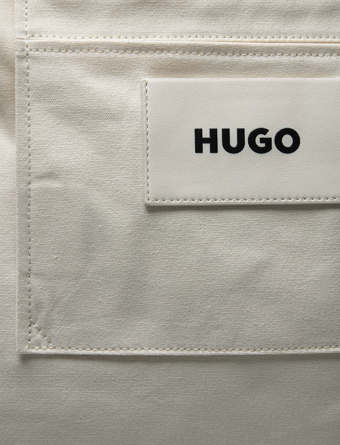 HUGO - Becky Tote-Canvas - tote-stiilis kotid - open white - 3