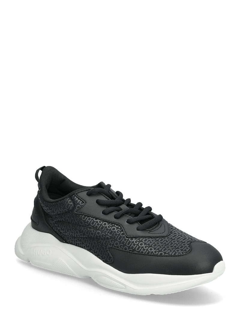 HUGO - Leon_runn_mono - låga sneakers - black - 0