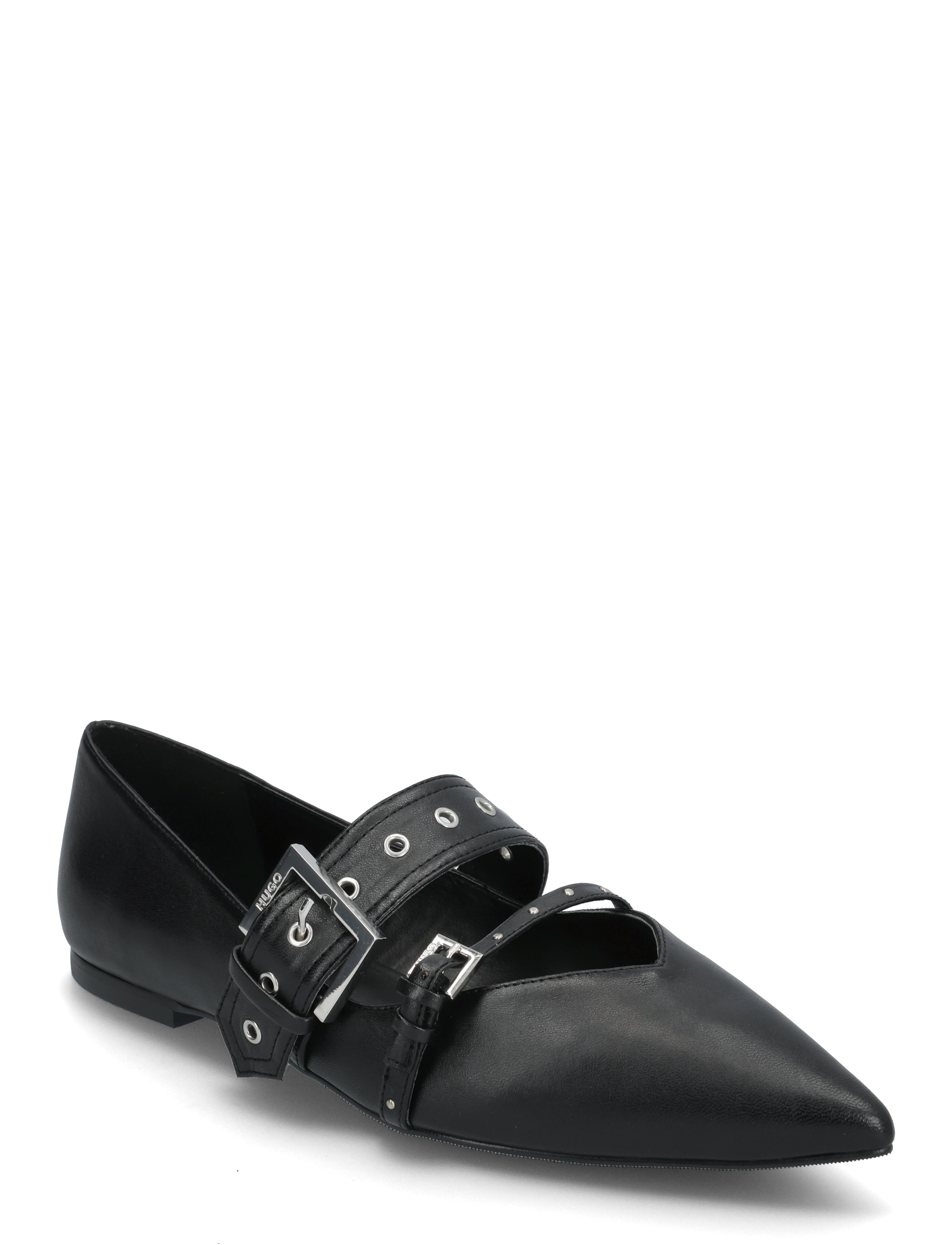 HUGO Maridia_Ball_BKNA - Ballerina sko - BLACK / black