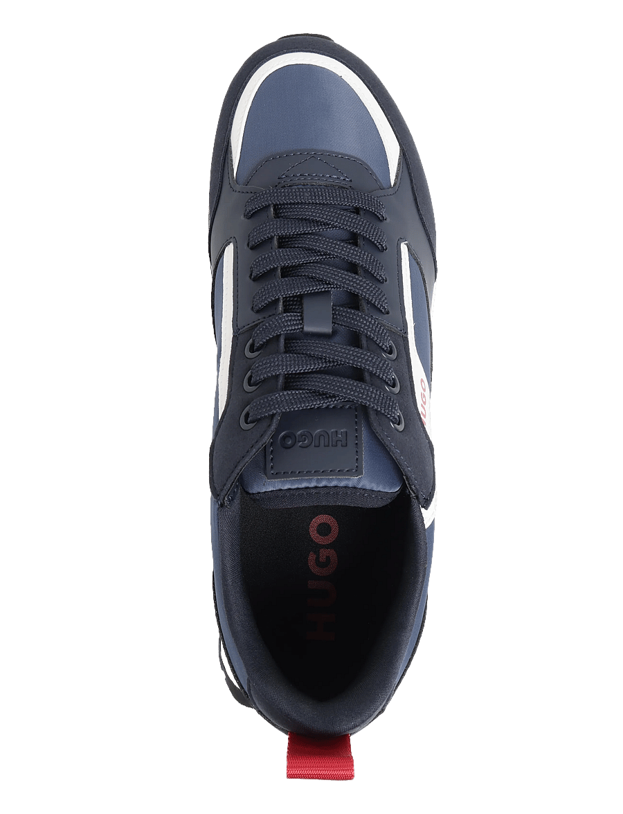 HUGO - Icelin_Runn_pumf_N - lave sneakers - open blue - 3