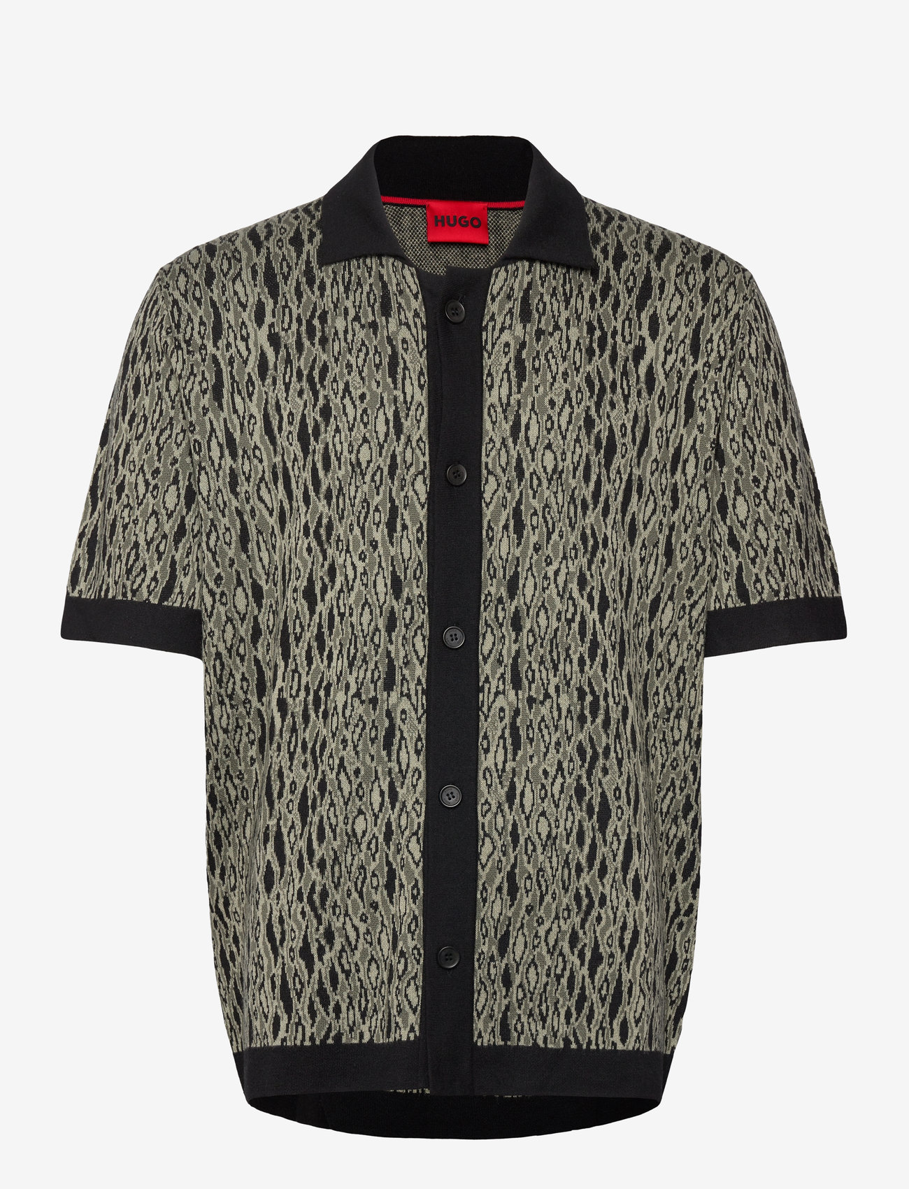 HUGO - Sgeo - short-sleeved shirts - open green - 0