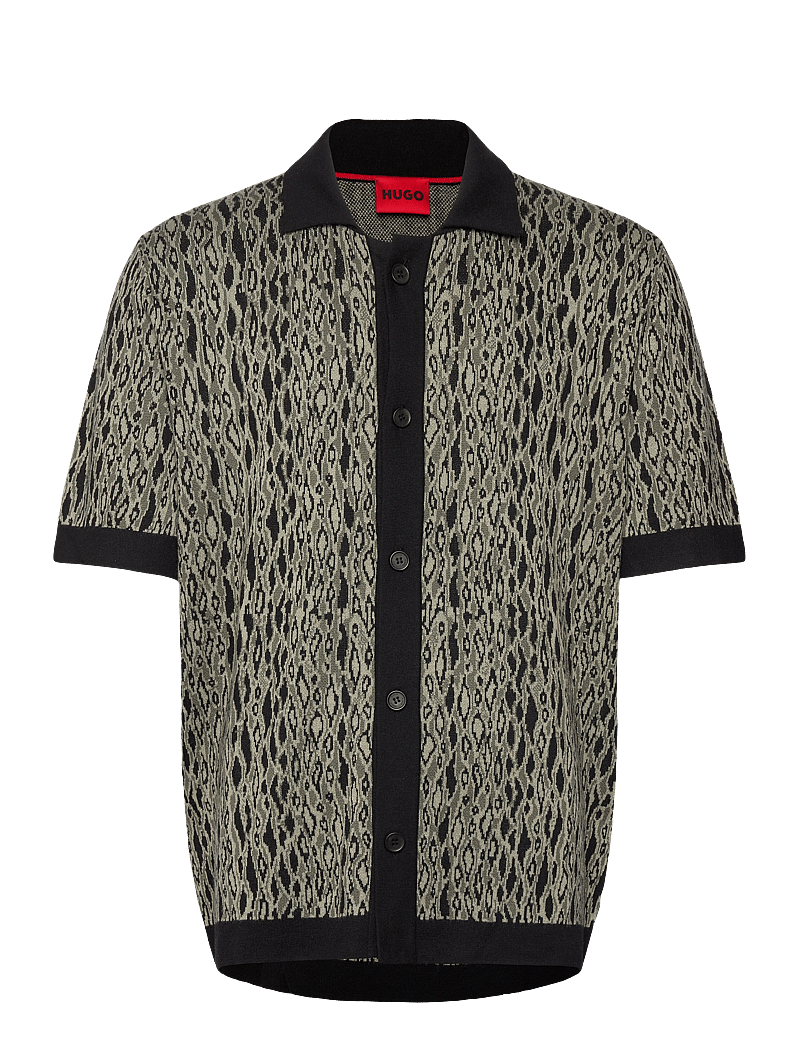 HUGO - Sgeo - short-sleeved shirts - open green - 0