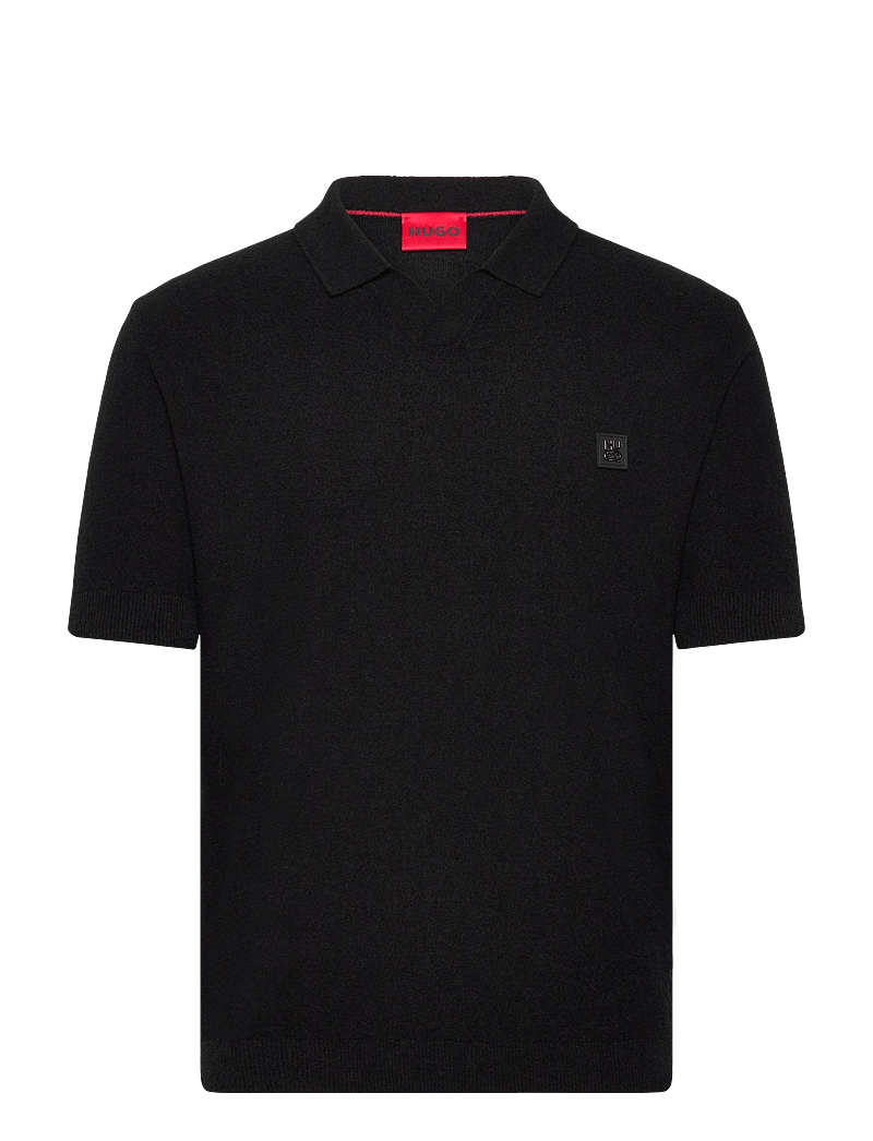 HUGO - Shiplom - stickade pikéer - black - 0