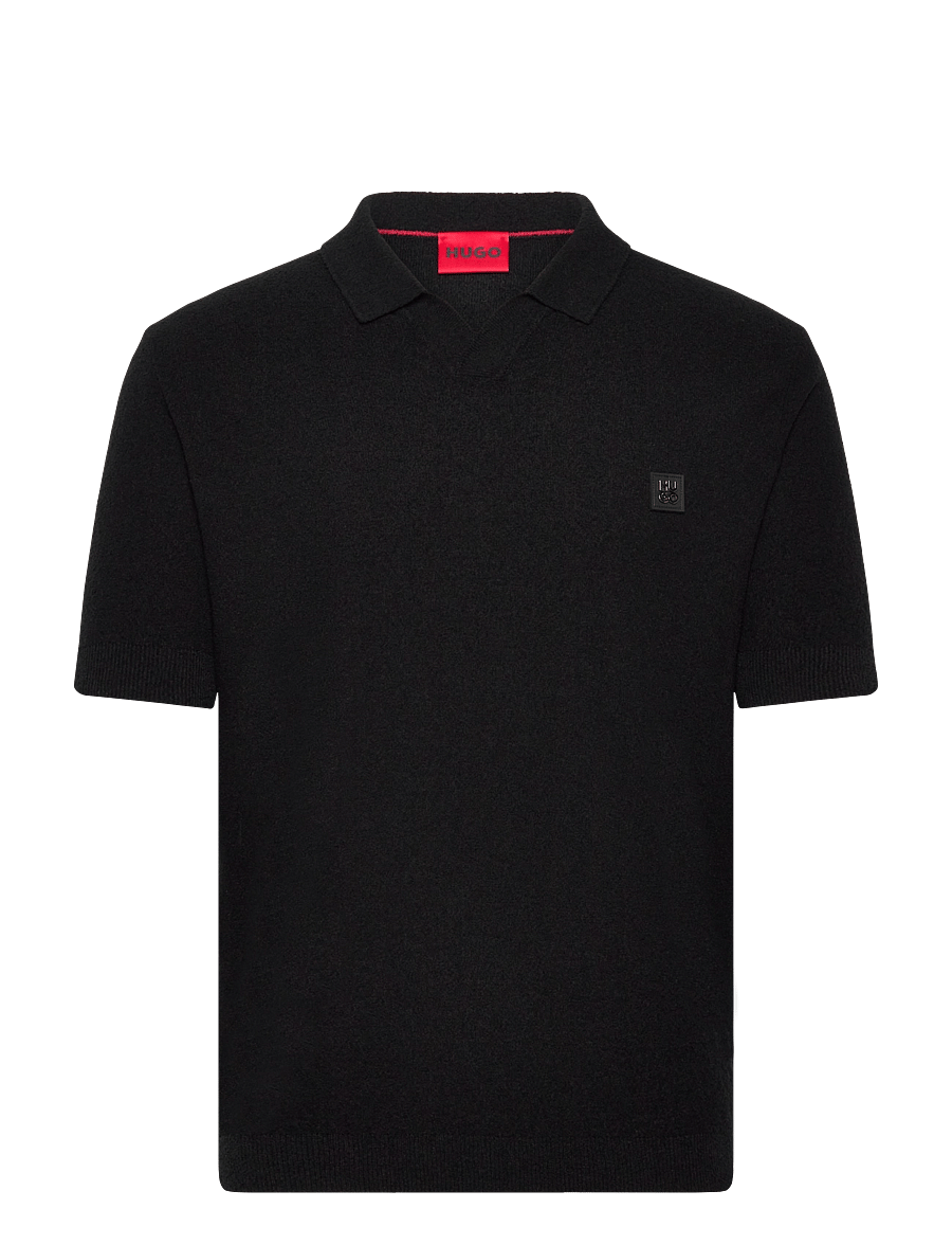 HUGO - Shiplom - gestrickte polohemden - black - 0