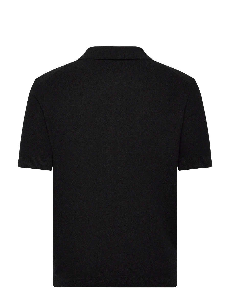 HUGO - Shiplom - gestrickte polohemden - black - 1