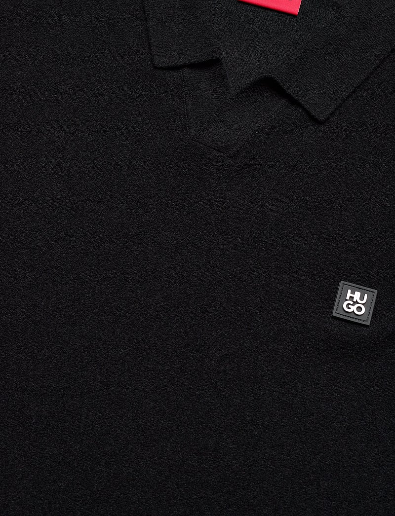 HUGO - Shiplom - stickade pikéer - black - 2