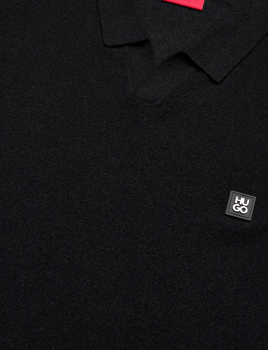 HUGO - Shiplom - gestrickte polohemden - black - 2