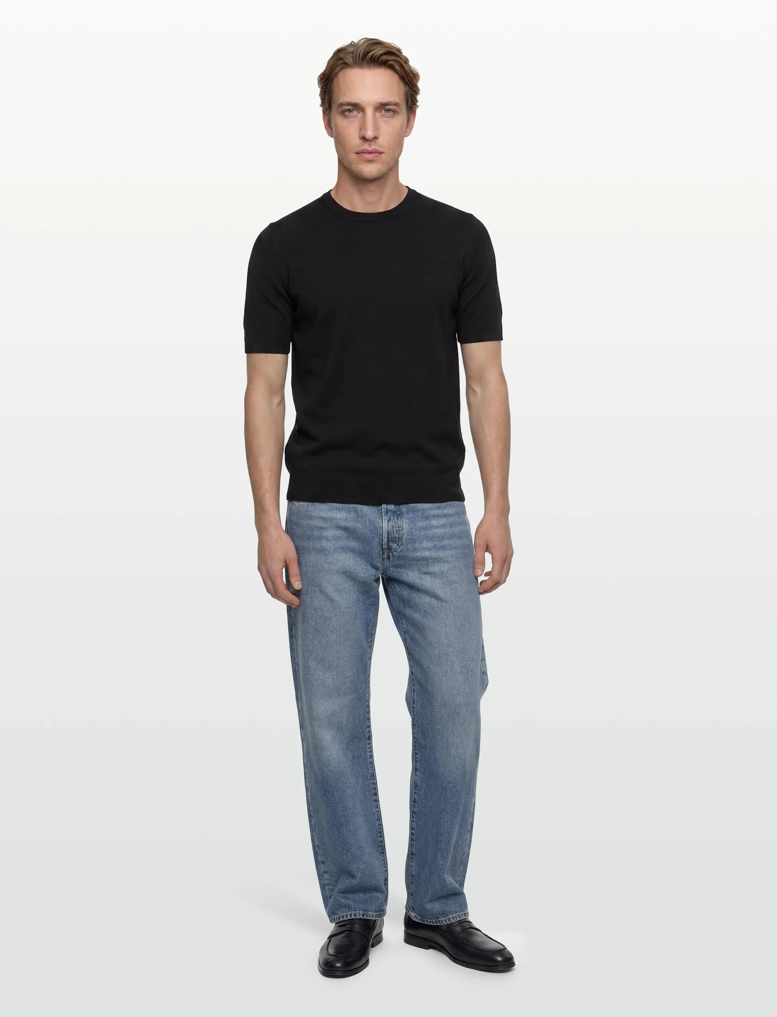 HUGO San Carl-Cv, XL, T-shirts, Schwarz - Short-sleeved, Männerswear